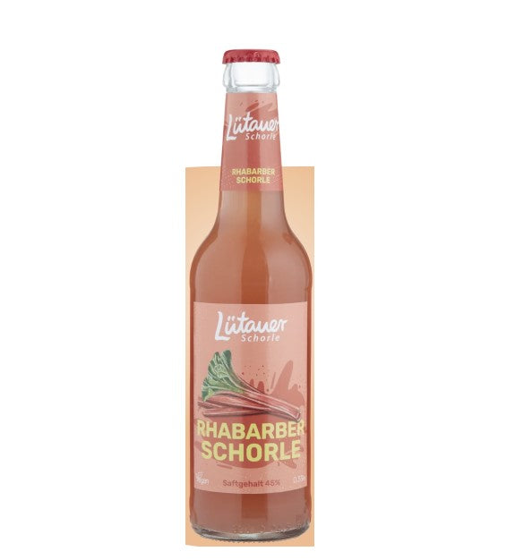 Lütauer Apfel-Himbeerschorle 24x0,33l Glas Mehrweg