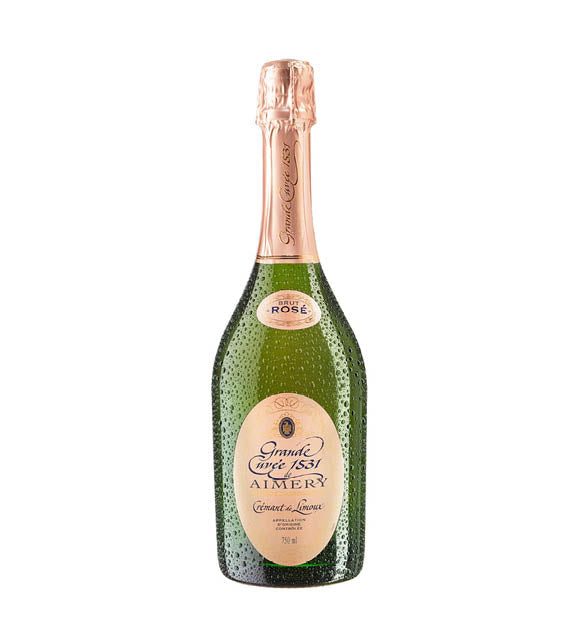 Aimery Cremant Rosé Brut de Limoux 0,75l Glas Flasche