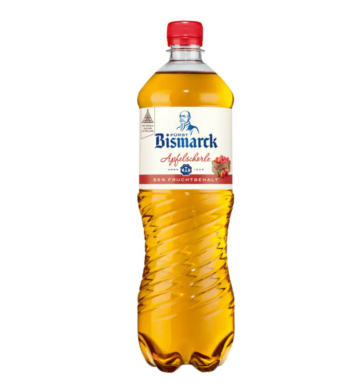 Bismarck Apfelschorle1,0l Pet Einweg