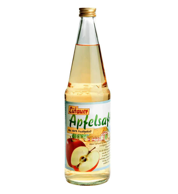 Lütauer Apfel klar 0,7l Glas Mehrweg