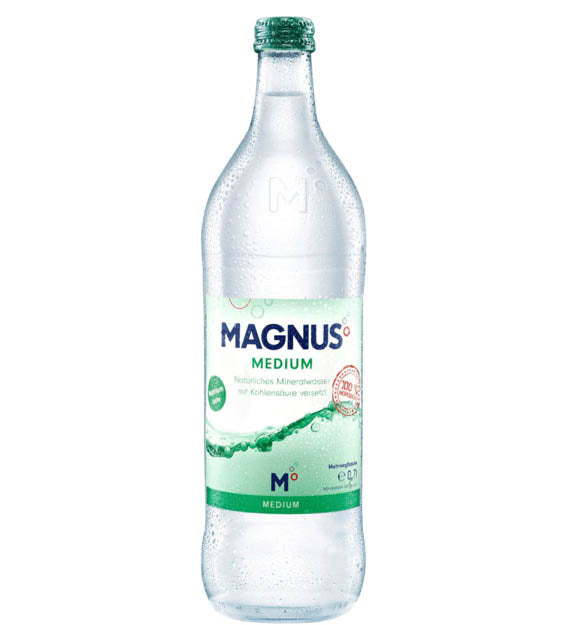 Magnus Medium Mineralwasser 0,7l Glas Mehrweg