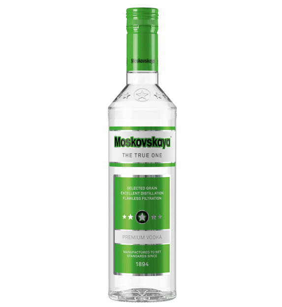 Moskovskaya 0,5l Glas Flasche
