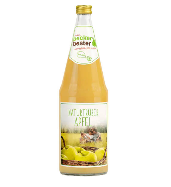 Becker's Apfelsaft trüb 1,0l Glas Mehrweg