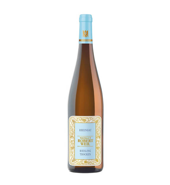 Robert Weil Riesling aus Deutschlnad 0,7l Glas Flasche