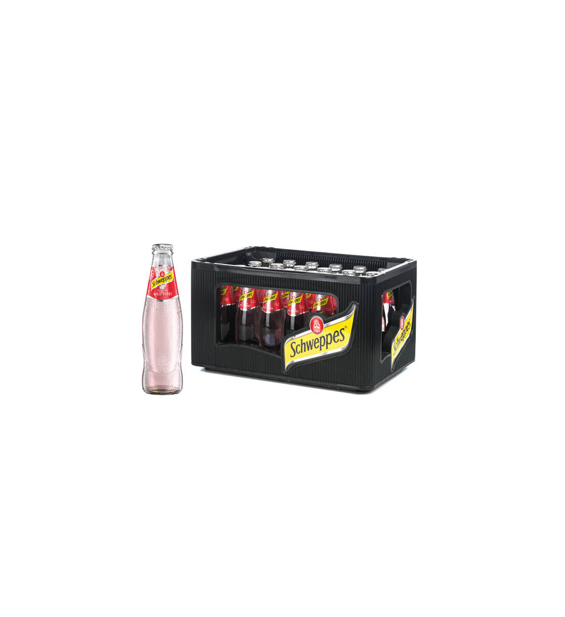 Schweppes wild berry 24x0,2l Glas Mehrweg