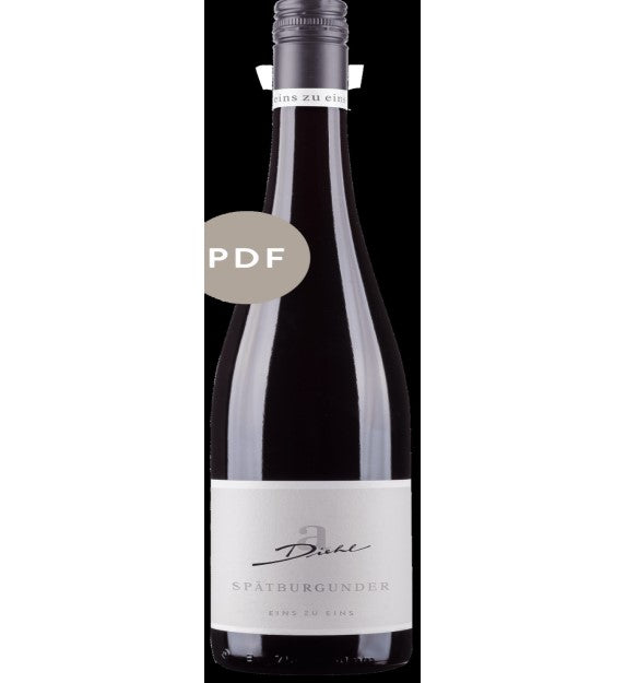 Diehl Grauburgunder 0,7l Glas Flasche