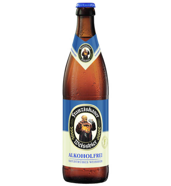 Franziskaner Hefeweizen Alkoholfrei 0,5l Glas Mehrweg