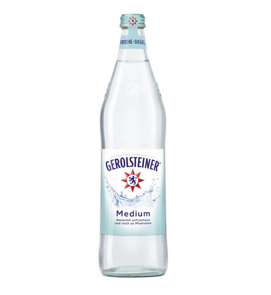 Gerolsteiner Mineralwasser Medium 0,75l Glas Mehrweg