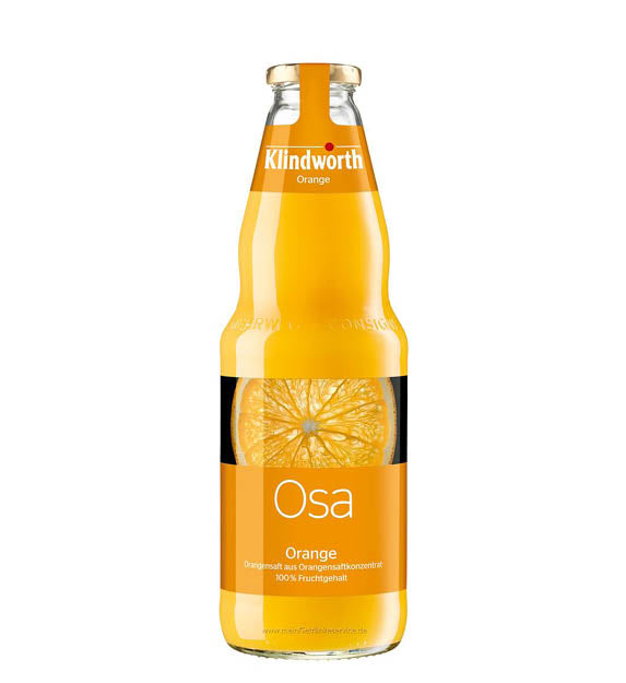 Klindworth Orangensaft 1l Glas Mehrweg