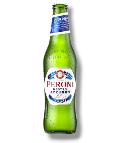 Peroni nastro azzurro alkoholfrei 0,0 0,33l Glas Mehrweg