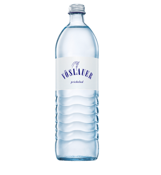 Vöslauer Mineralwasser prickelnd 0,7l Glas Mehrweg