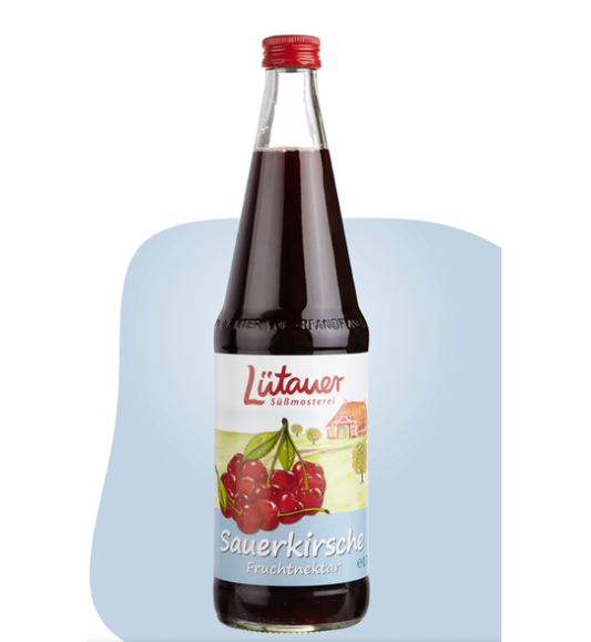 Lütauer Sauerkirsch-Nektar 6x0,7l Glas Mehrweg