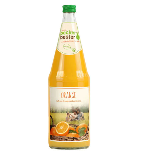 Becker's Orangensaft 1,0l Glas Mehrweg