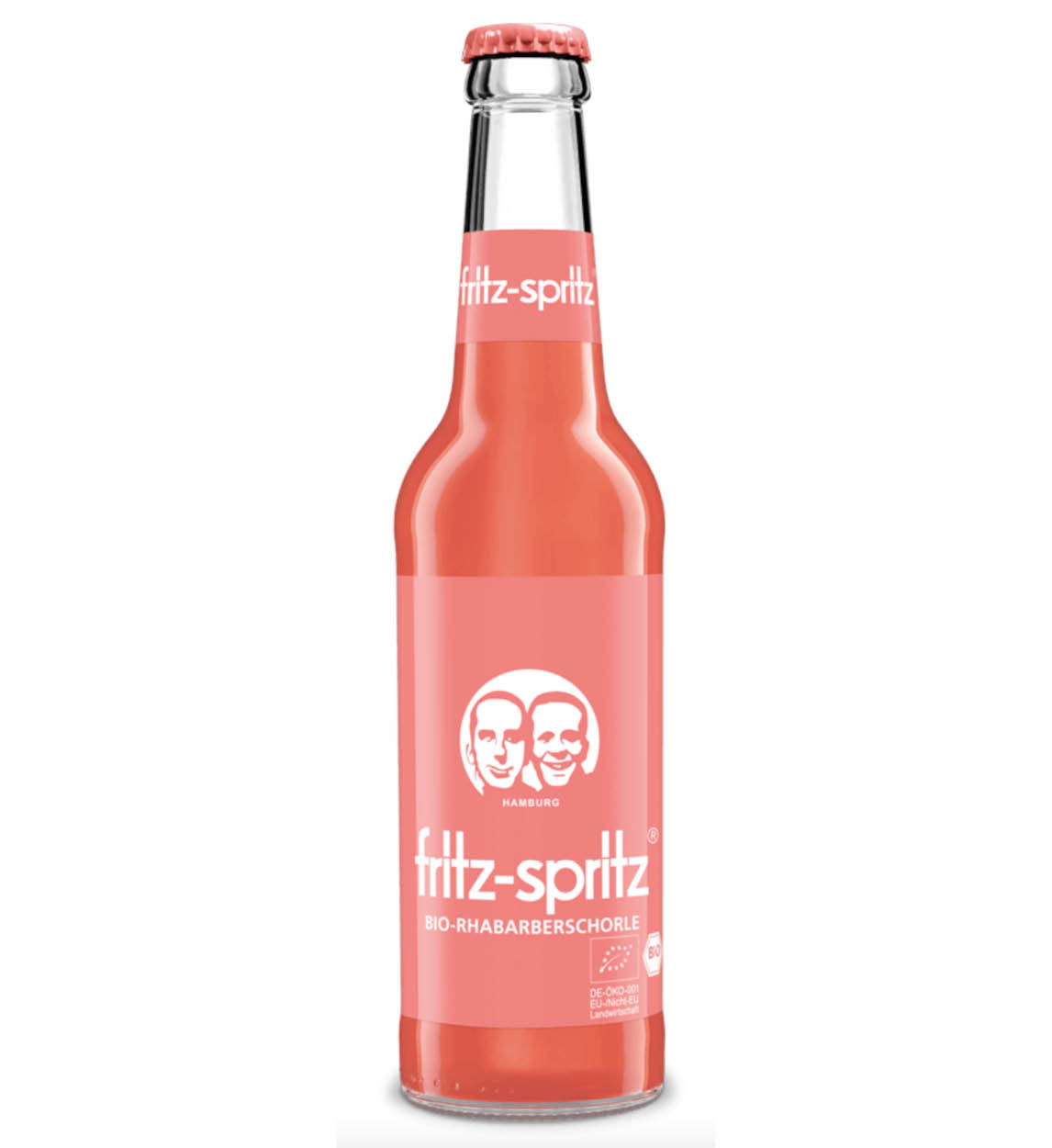 Fritz-Spritz Bio-Rhabarbersaftschorle 0,33l Glas Mehrweg