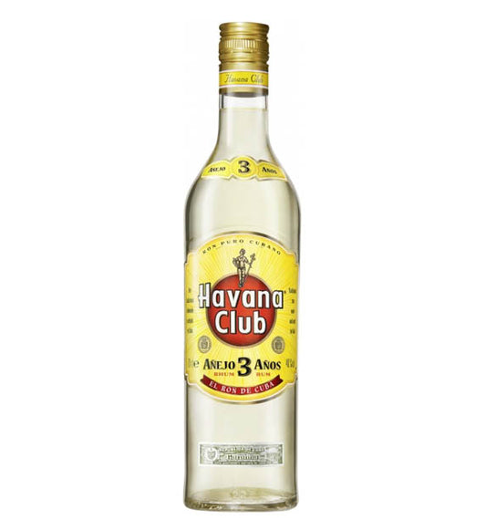 Havana Club Rum Anejo 3 Anos 40% 0,7l Glas Flasche