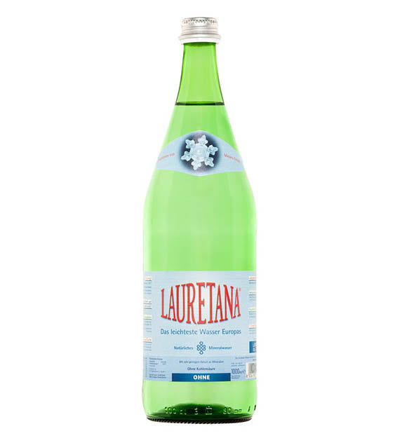 Lauretana 1,0l Glas Mehrweg