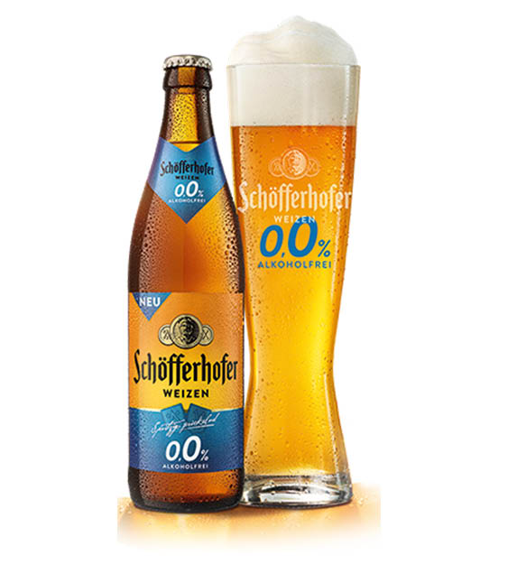 Schöfferhofer alkoholfrei 0,5l Glas Mehrweg