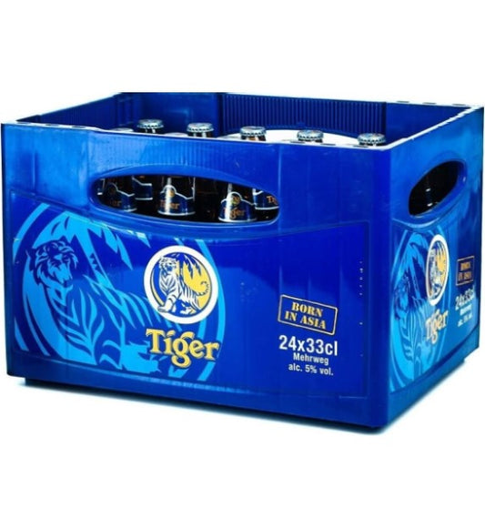 Tiger Beer 24x0,33l Glas Mehrweg