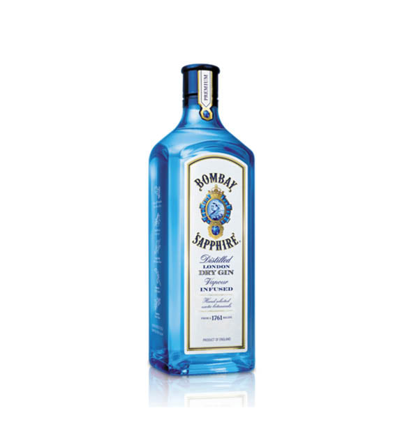 Bombay Sapphire Gin 0,7l Glas Flasche