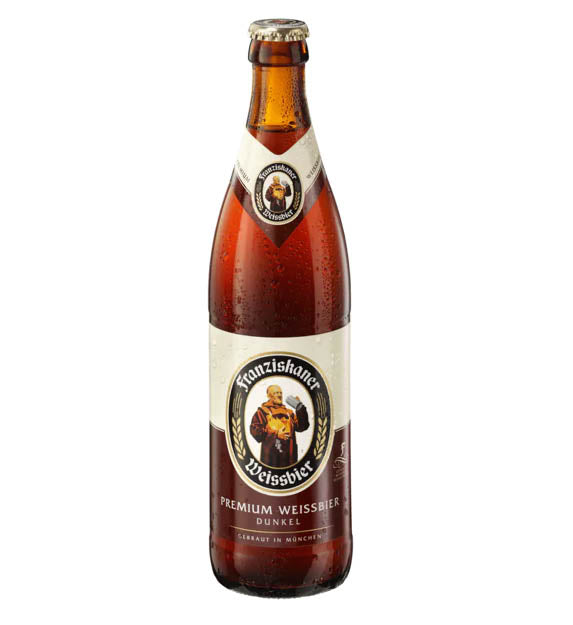 Franziskaner Hefeweizen dunkel 0,5l Glas Mehrweg